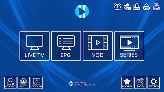 XCIPTV Player interface screenshot
